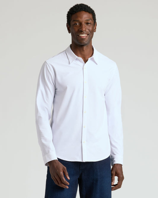 White Stretch Oxford 2.0
