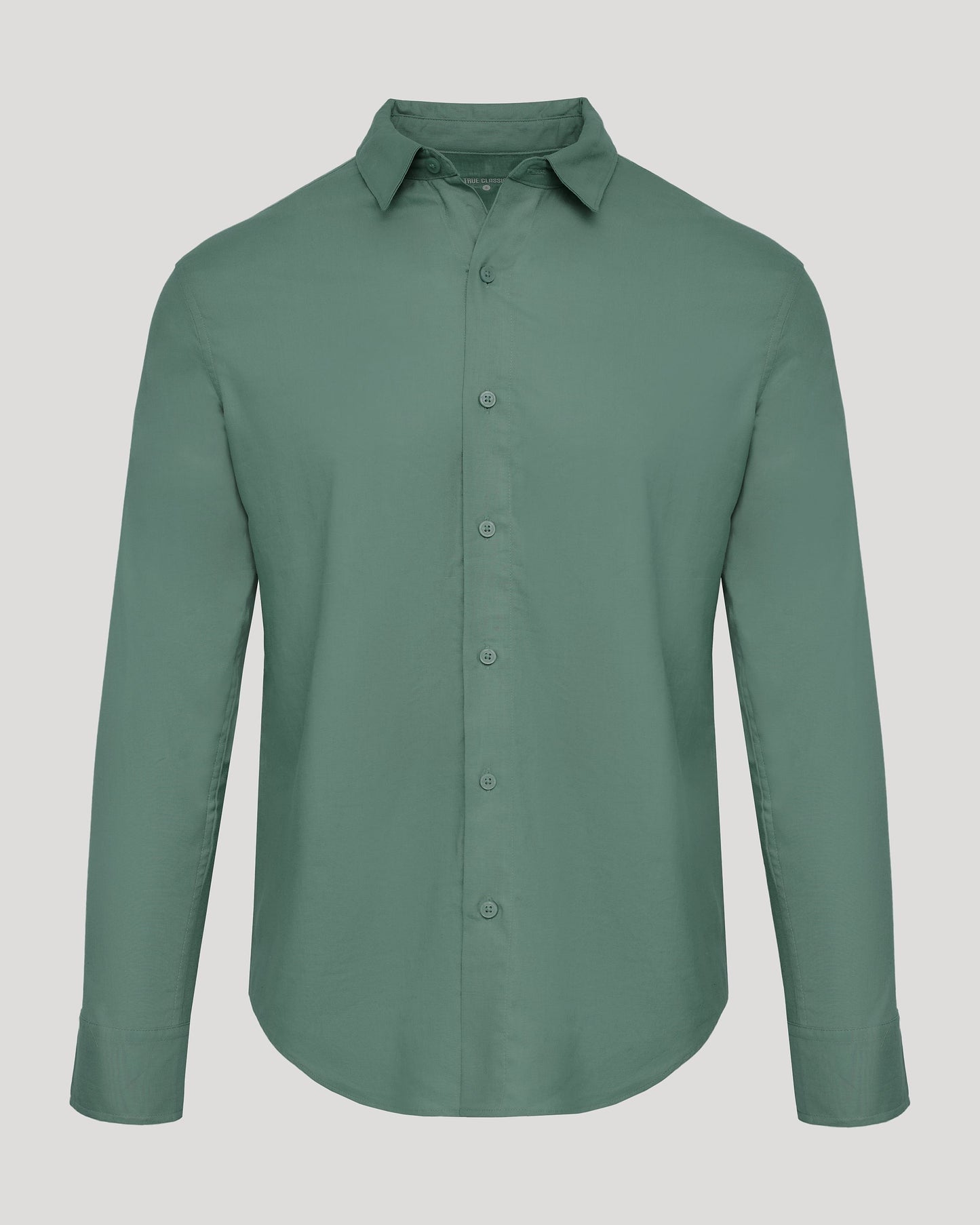 Moss Long Sleeve Linen Shirt