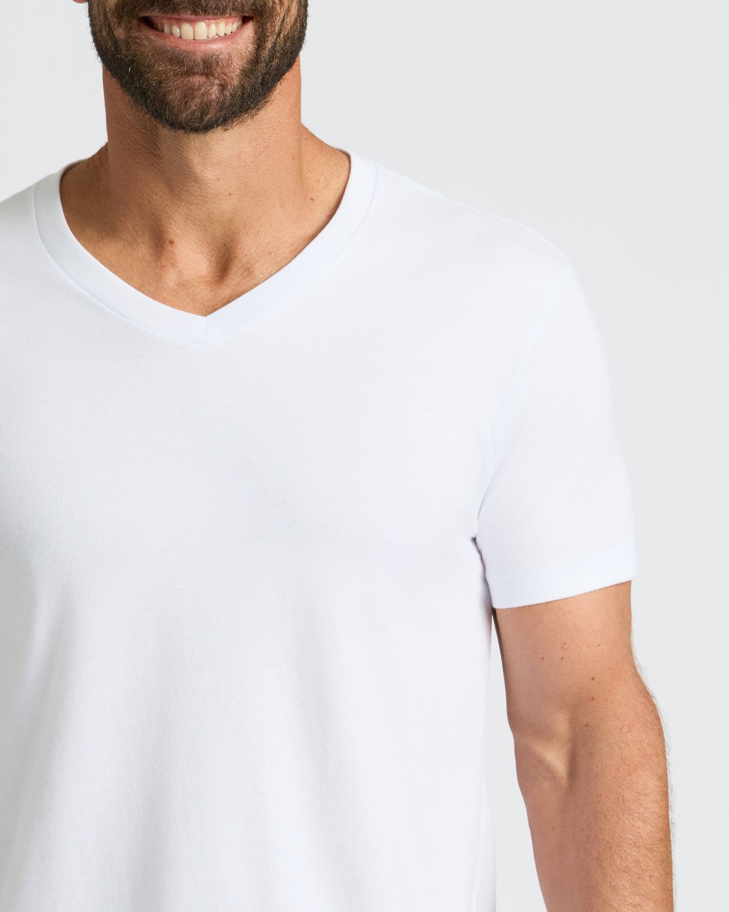 White Classic V-Neck 3-Pack
