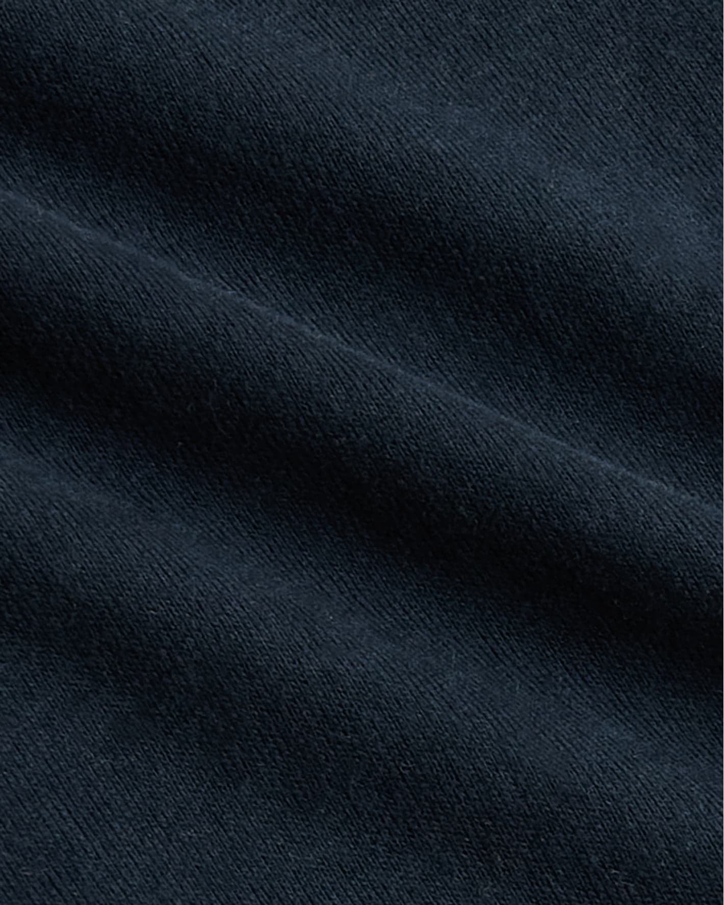 Boys' Navy Classic Long Sleeve Curved Hem Crew