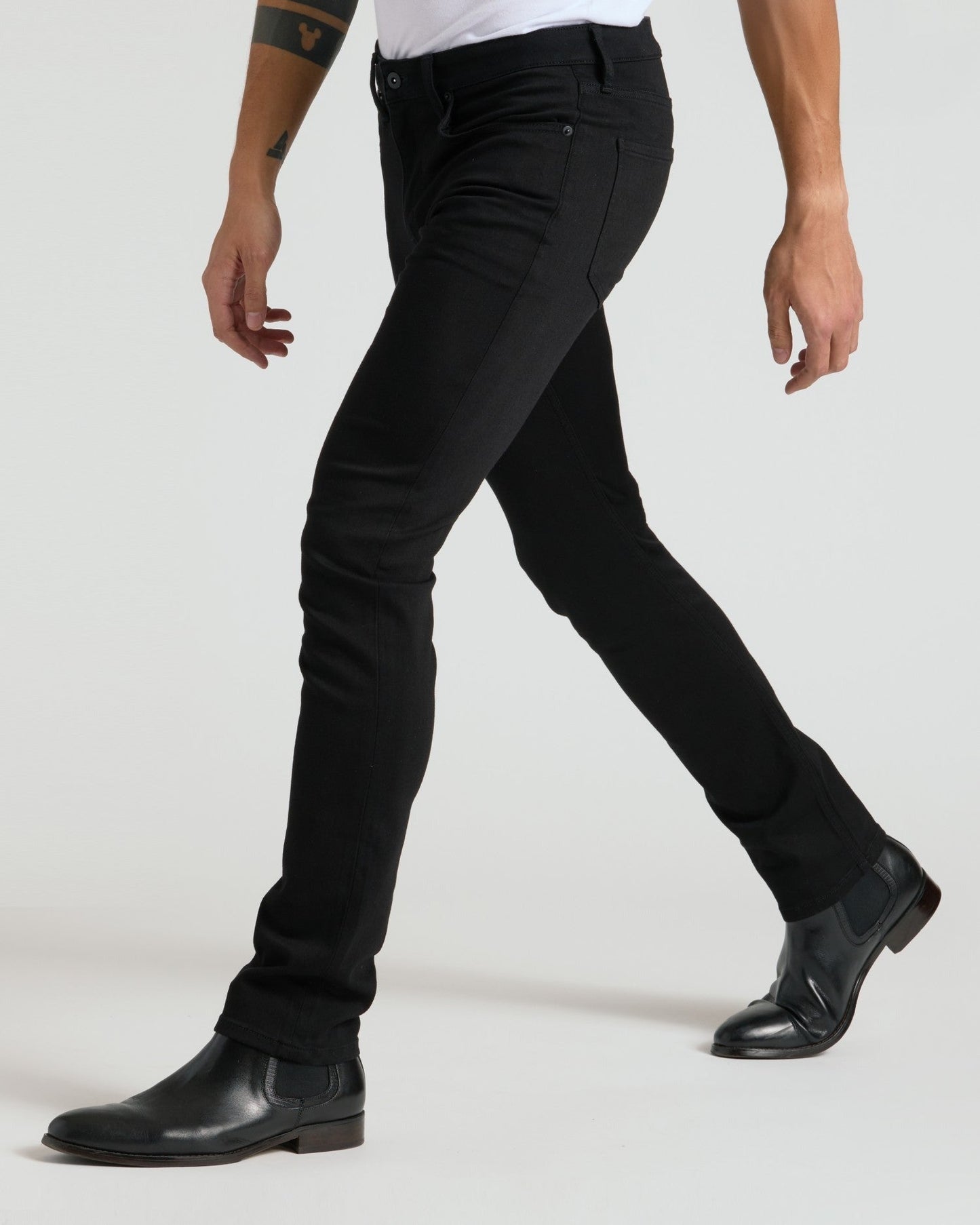 Black & Gray Wash Slim Comfort Stretch Jeans 2-Pack