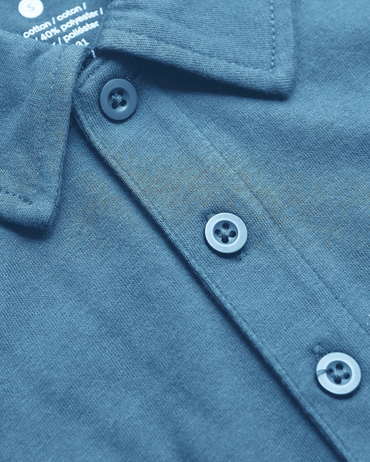 Indigo Short Sleeve Tall Polo