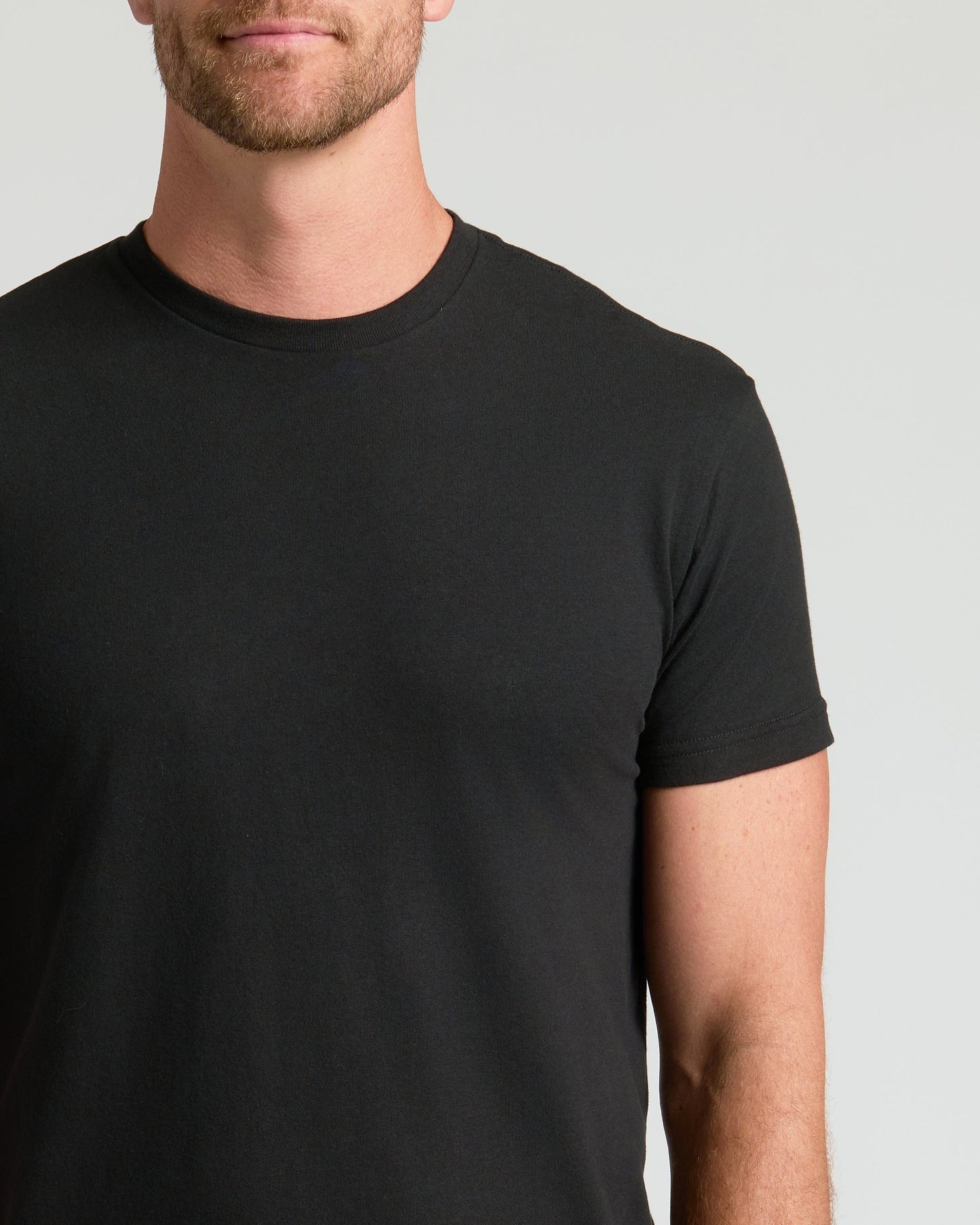 Black Classic Crew Neck
