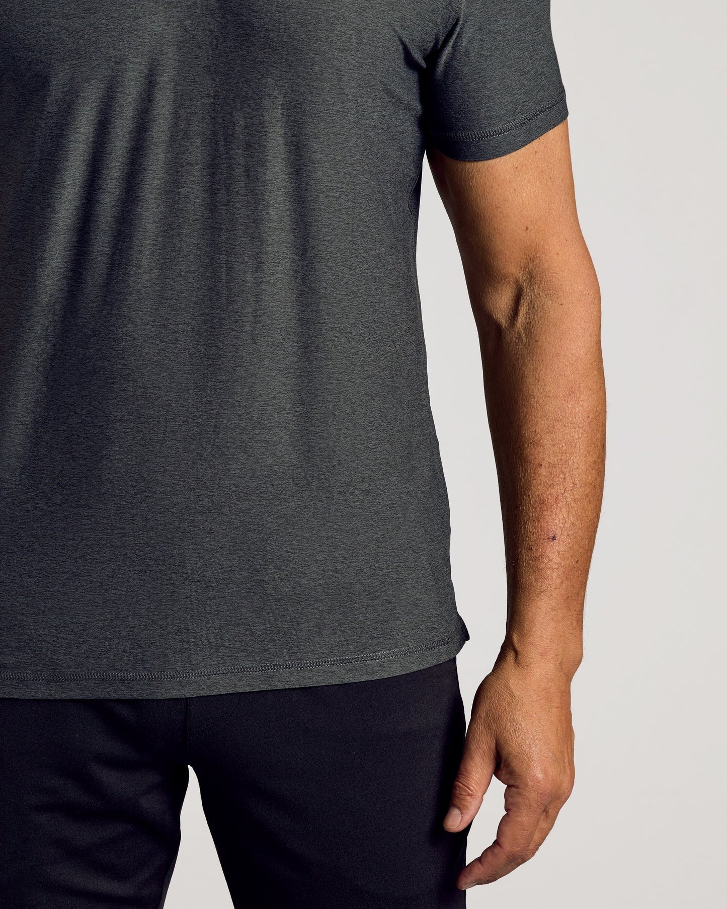 Charcoal Heather Gray Active Polo 2.0
