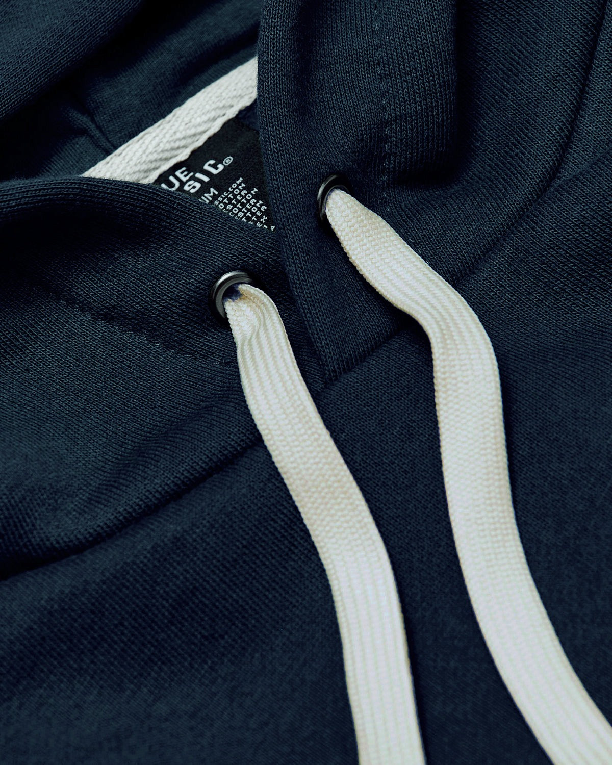 Navy Tall Fleece French Terry Pullover Hoodie