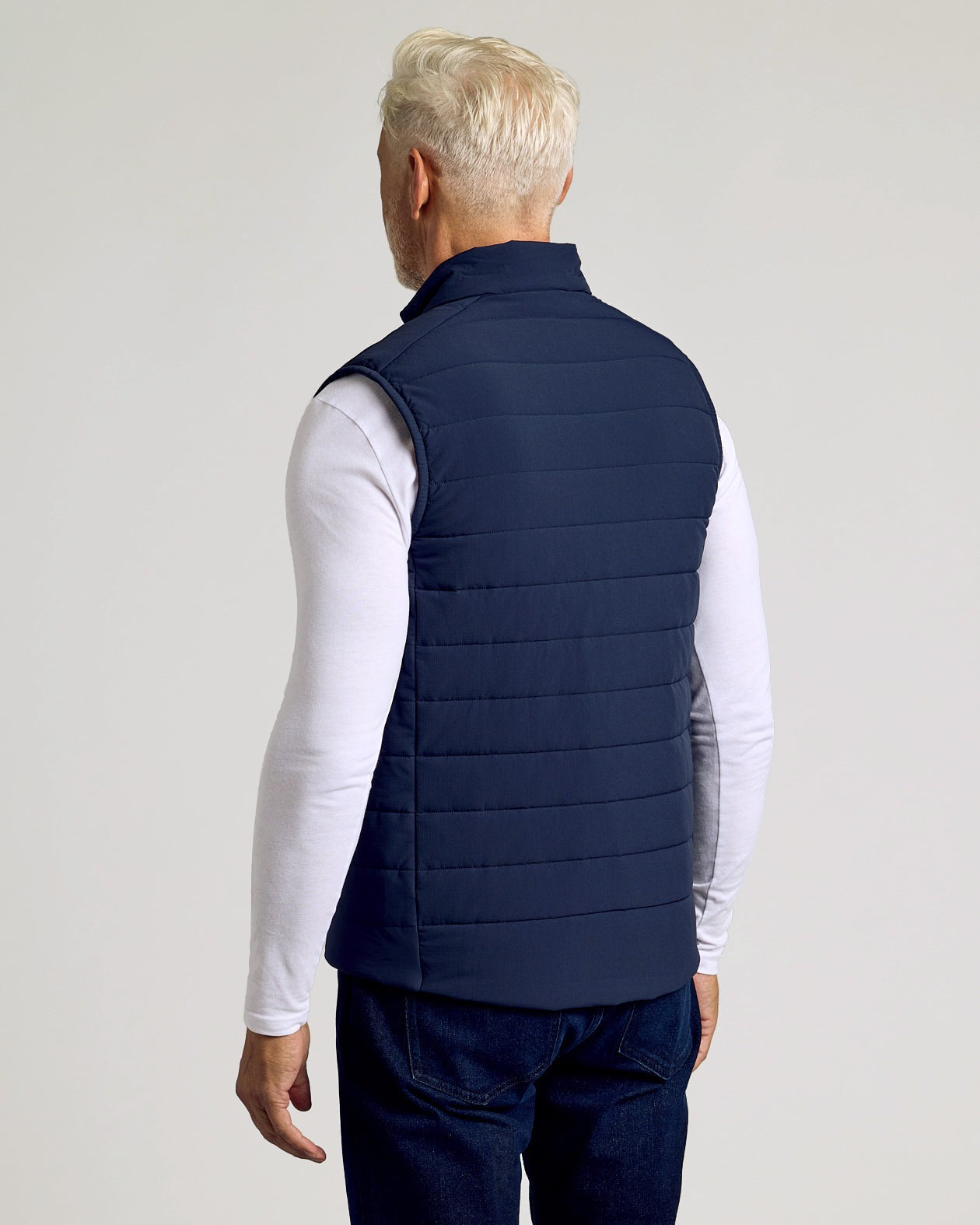 Navy Puffer Vest