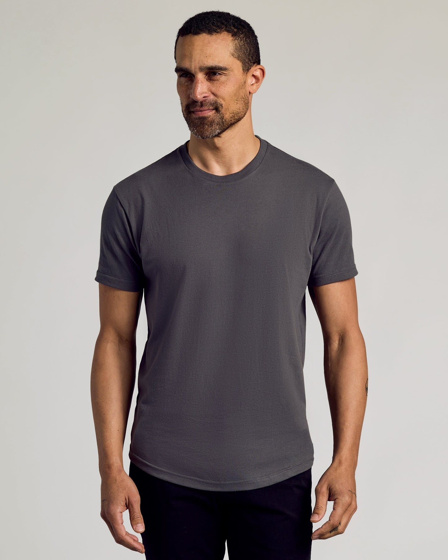 Classic Curved Hem Crew Neck 6-Pack